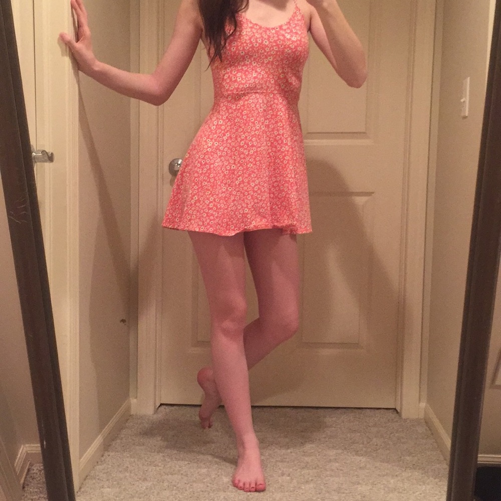 Floral fit and flare dress